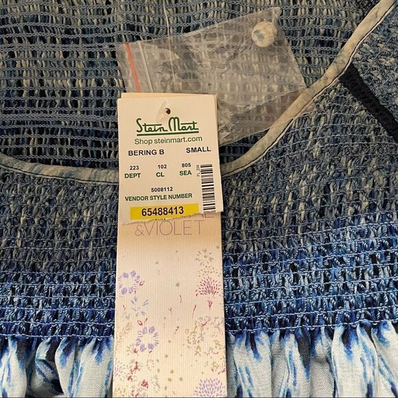 Crystal and violet off the shoulder top - Picture 10 of 10